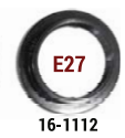 ροδελα ε27 μαυρ